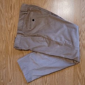 Lands End Men's Classic Clothing Traditional Fit Tan Corduroy Pants Sz 31 X 29